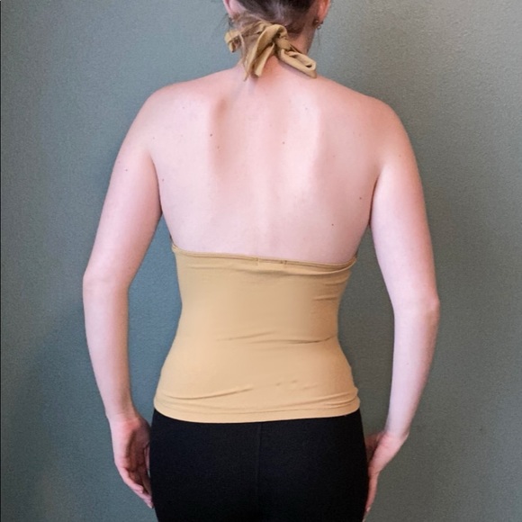 Mustard Yellow Halter Top - Picture 2 of 3